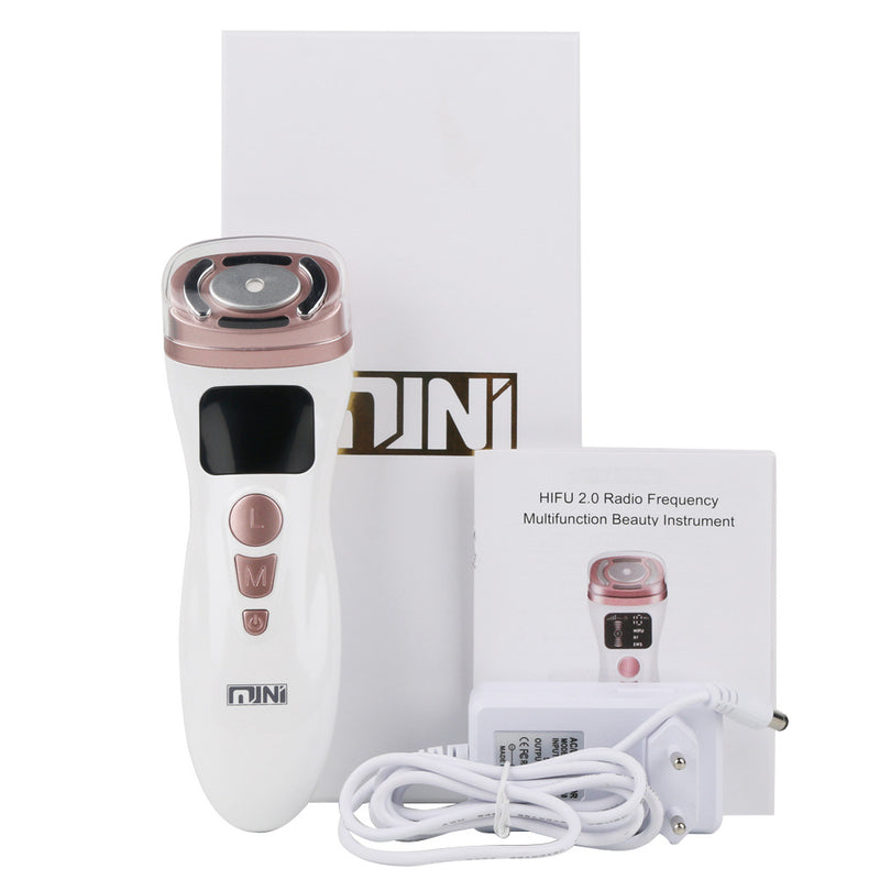 Hifu Máquina para Rosto Portátil Antienvelhecimento Mini Dispositivo Facial Hifu Aquecido Pro HIFU Máquina Facial Feminina Pescoço Queixo Olhos.