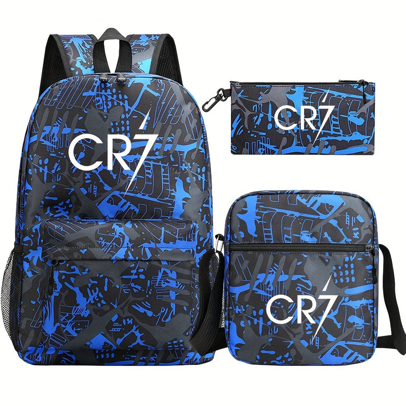 Novo Conjunto de Três Peças de Bolsas CR7