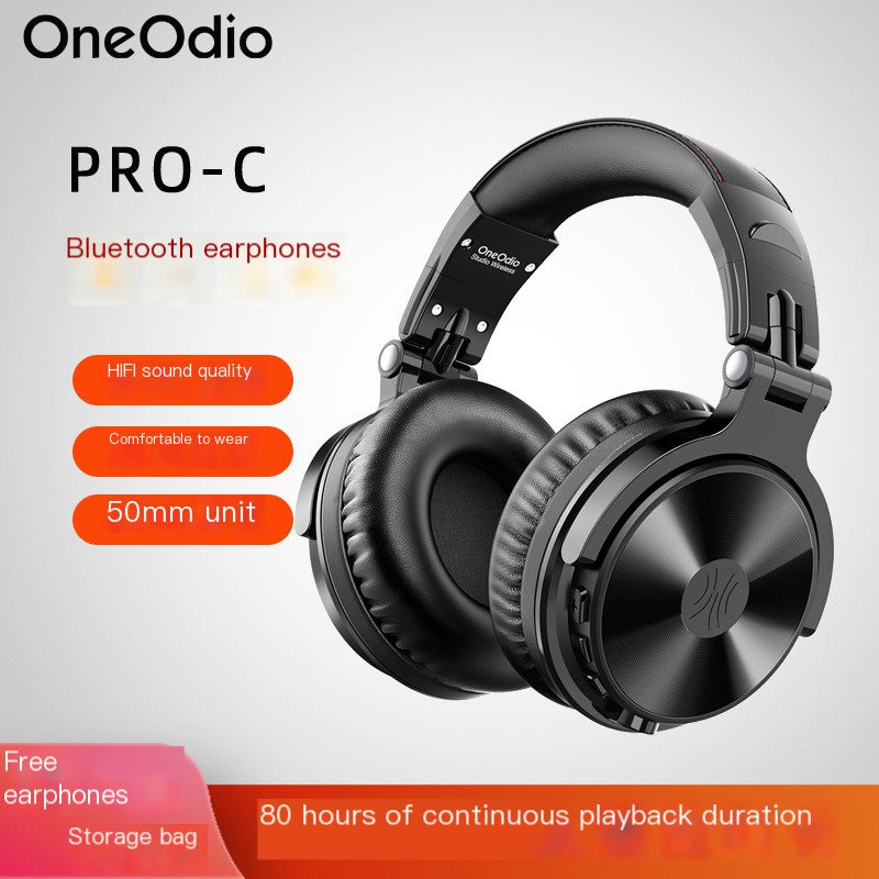 OneOdio auriculares inalámbricos Bluetooth Monitor auricular estéreo bilateral conectable auriculares con cable