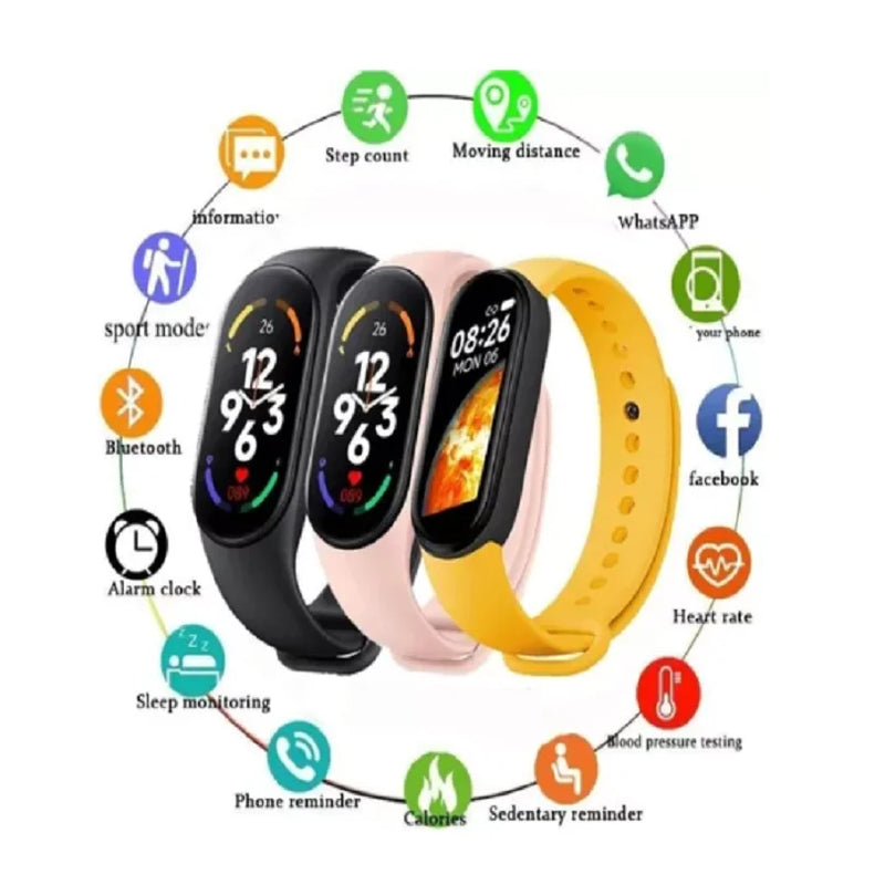 Smartwatch Relógio Smartband Masculino e Feminino M7 1.62