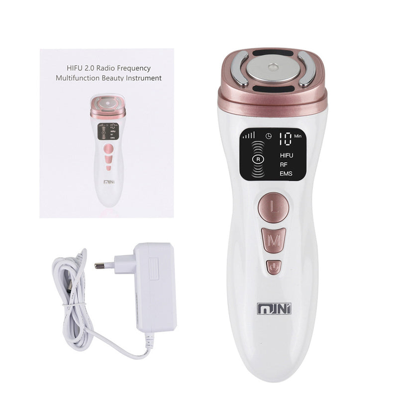 Hifu Máquina para Rosto Portátil Antienvelhecimento Mini Dispositivo Facial Hifu Aquecido Pro HIFU Máquina Facial Feminina Pescoço Queixo Olhos.