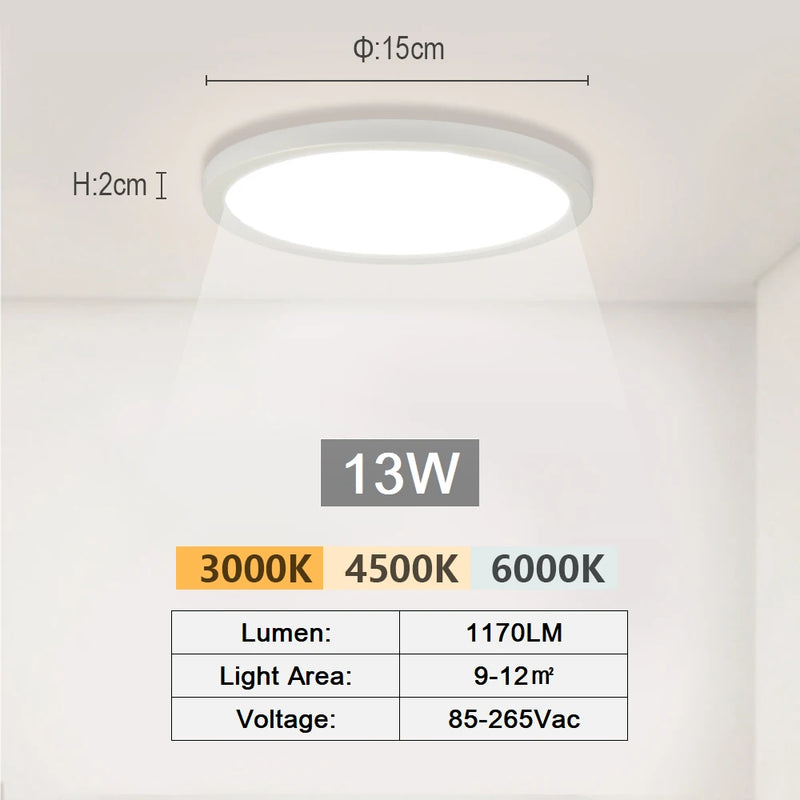 Moderno LED Luz de Teto 2 Anéis Design Criativo, Lâmpada de Teto Luminárias Internas