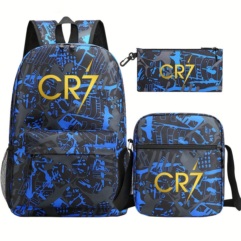 Novo Conjunto de Três Peças de Bolsas CR7